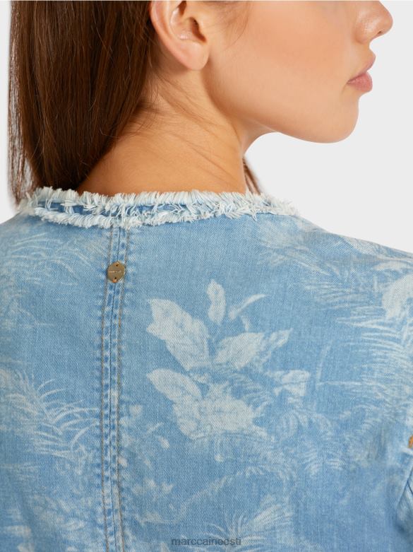 Marc Cain Riietus \"koos ümbermõtlema\" jope J8DT402 vintage sinine
