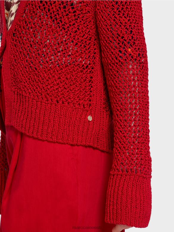 Marc Cain Riietus \"koos uuesti mõtlema\" kardigan J8DT359 sügav punane