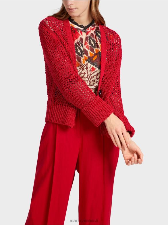 Marc Cain Riietus \"koos uuesti mõtlema\" kardigan J8DT359 sügav punane