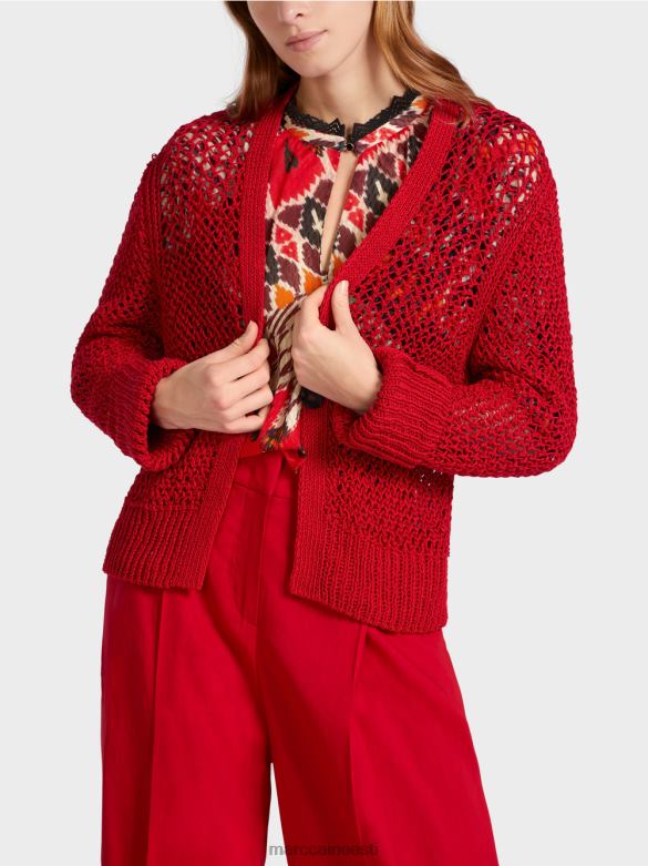 Marc Cain Riietus \"koos uuesti mõtlema\" kardigan J8DT359 sügav punane