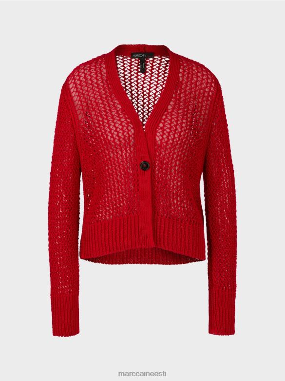 Marc Cain Riietus \"koos uuesti mõtlema\" kardigan J8DT359 sügav punane
