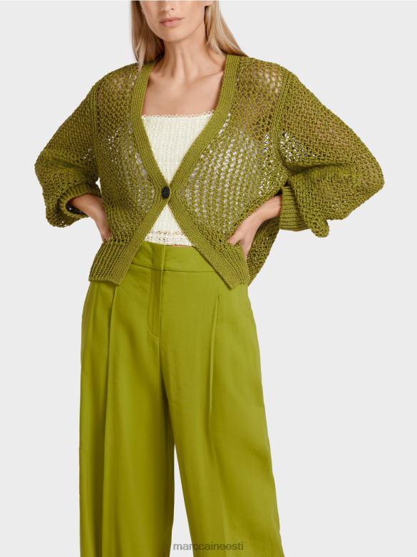 Marc Cain Riietus \"koos uuesti mõtlema\" kardigan J8DT378 sügav oliiviroheline