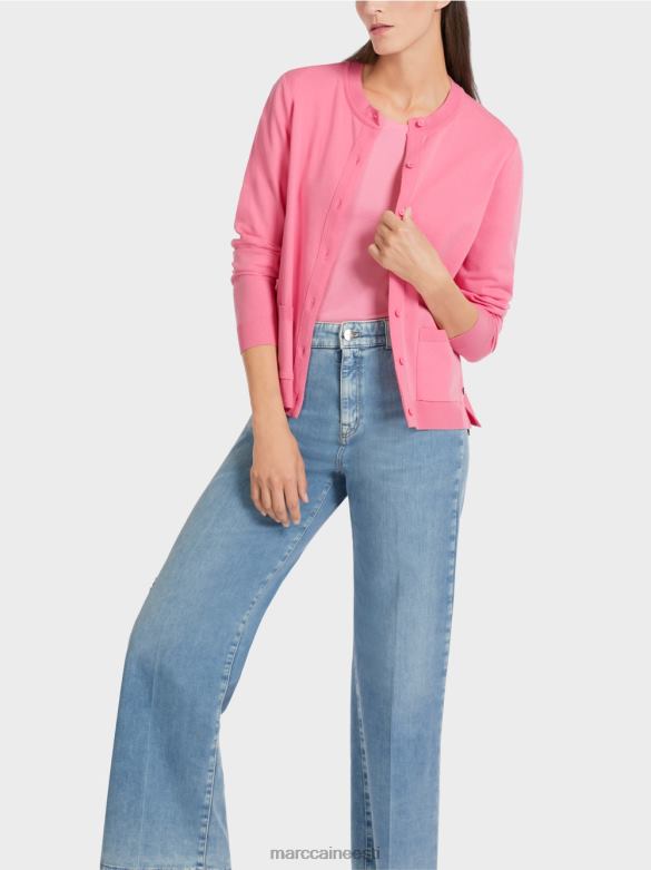 Marc Cain Riietus \"koos uuesti mõtlema\" kardigan J8DT448 särav roosa