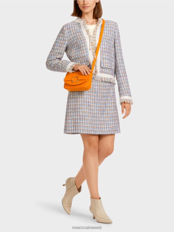 Marc Cain Riietus lühike puuvillasest kimpudest jope J8DT442 atmosfääri sinine