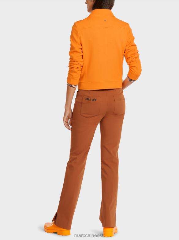 Marc Cain Riietus lühike teksastiilis jope J8DT441 selge oranž