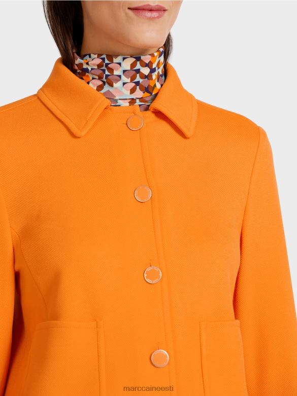 Marc Cain Riietus lühike teksastiilis jope J8DT441 selge oranž