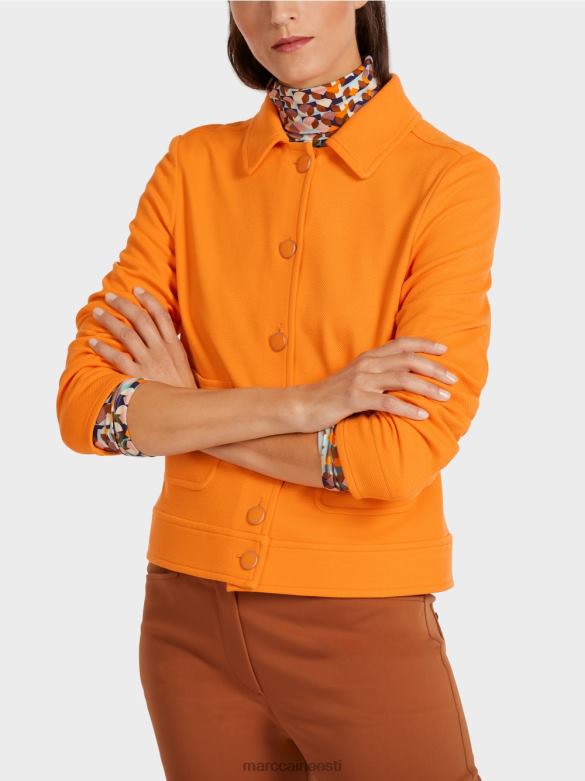 Marc Cain Riietus lühike teksastiilis jope J8DT441 selge oranž