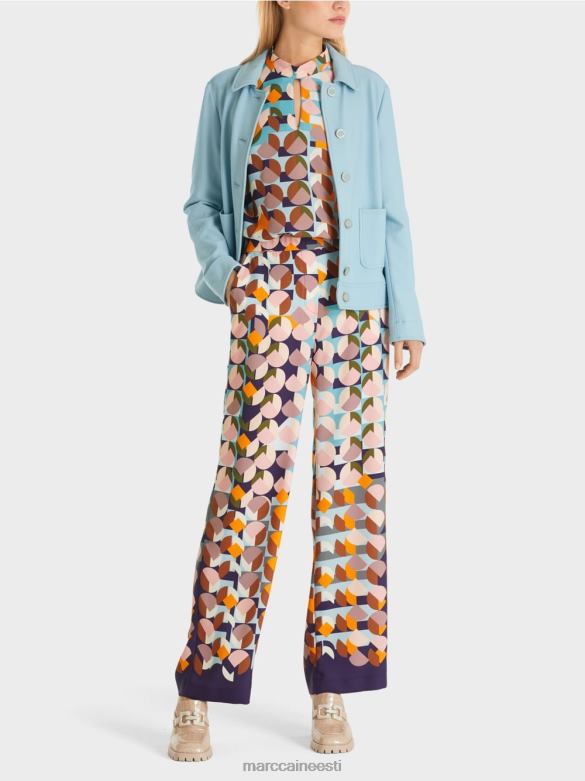 Marc Cain Riietus lühike teksastiilis jope J8DT443 atmosfääri sinine