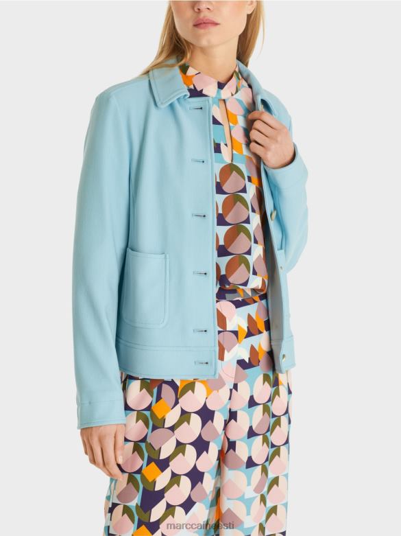 Marc Cain Riietus lühike teksastiilis jope J8DT443 atmosfääri sinine