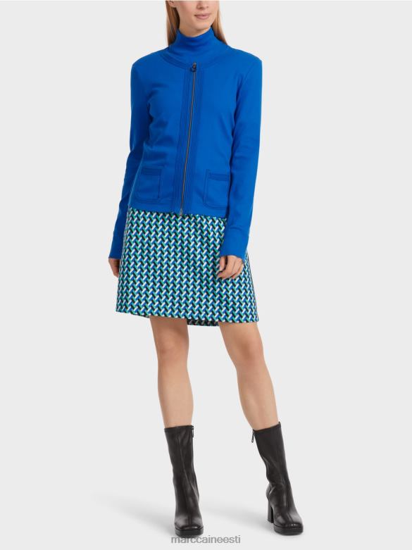 Marc Cain Riietus lukuga jakk ümara kaelusega J8DT308 särav kuninglik sinine