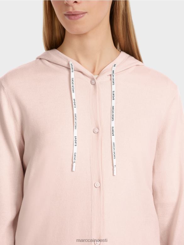 Marc Cain Riietus mõtle koos uuesti läbi\" peenelt kootud kardigan J8DT307 mandliõis