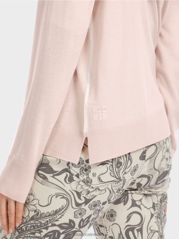 Marc Cain Riietus mõtle koos uuesti läbi\" peenelt kootud kardigan J8DT307 mandliõis