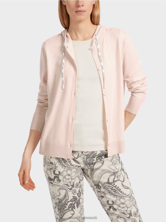 Marc Cain Riietus mõtle koos uuesti läbi\" peenelt kootud kardigan J8DT307 mandliõis