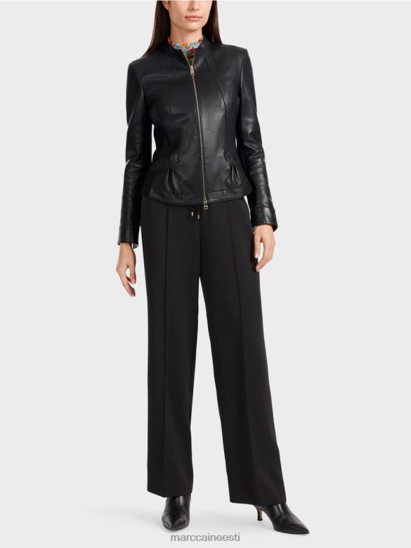 Marc Cain Riietus naiselik nahktagi J8DT348 must