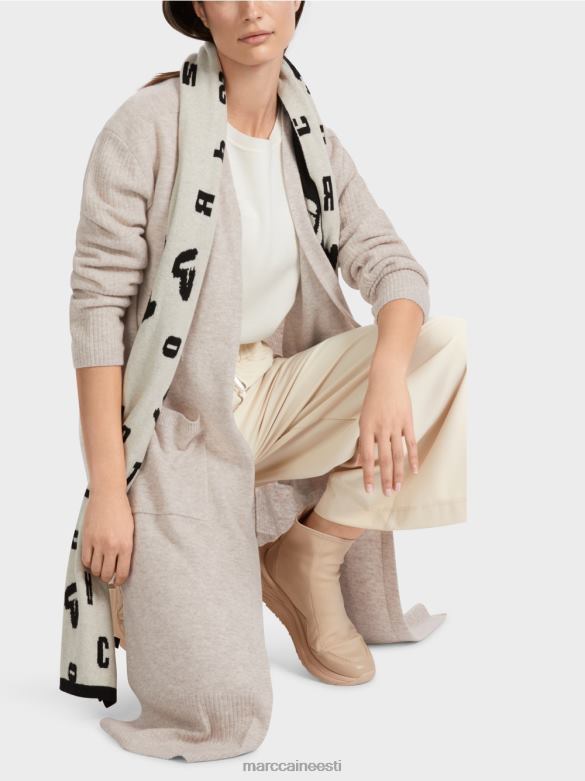 Marc Cain Riietus pikk kootud \"rethink together\" mantel J8DT337 hele kivi