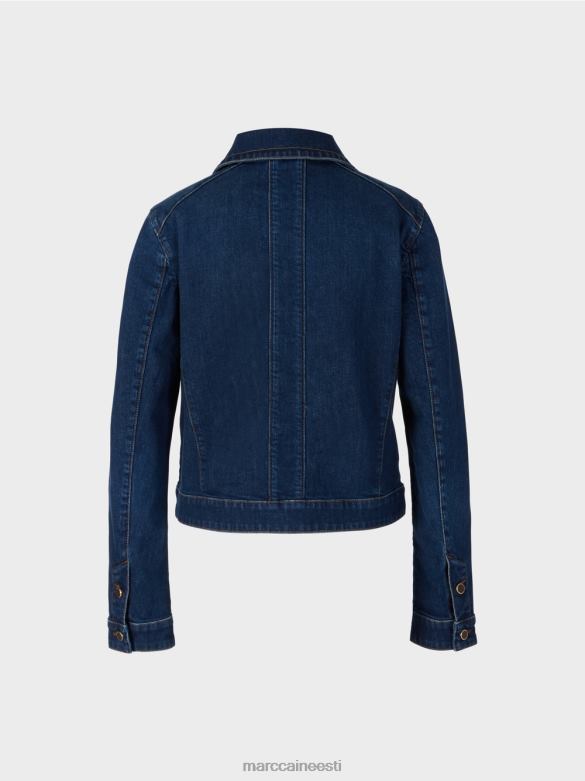 Marc Cain Riietus \"rethink together\" teksajakk J8DT444 vintage indigo