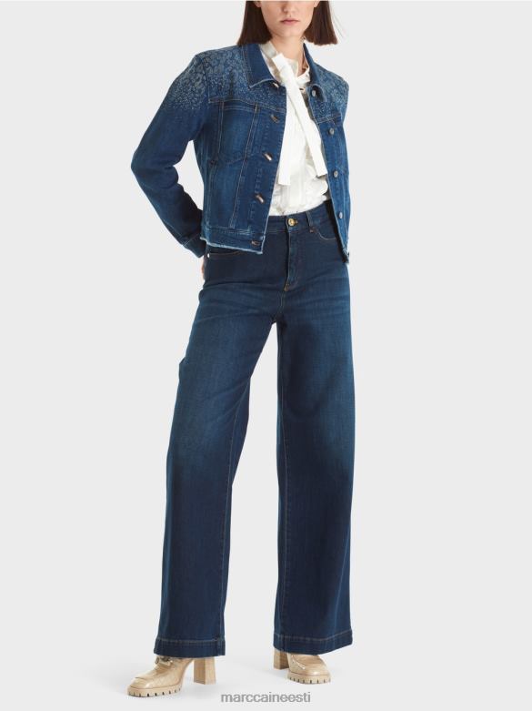 Marc Cain Riietus \"rethink together\" teksajakk J8DT455 vintage indigo