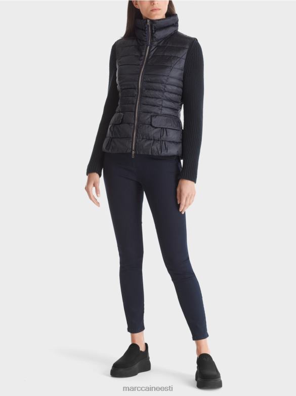 Marc Cain Riietus sulevoodriga tepitud vest J8DT453 kesköösinine