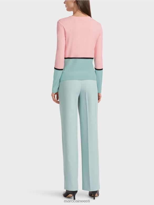 Marc Cain Riietus värviline \"rethink together\" kardigan J8DT343 pehme puuderroosa