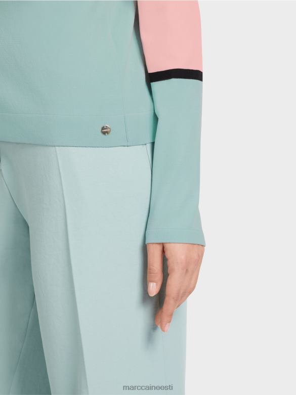 Marc Cain Riietus värviline \"rethink together\" kardigan J8DT343 pehme puuderroosa