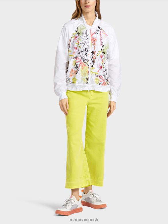 Marc Cain Riietus värviliste vahetükkidega jakk J8DT372 kerge limeaad