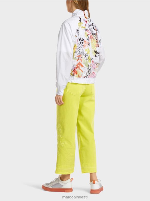 Marc Cain Riietus värviliste vahetükkidega jakk J8DT372 kerge limeaad