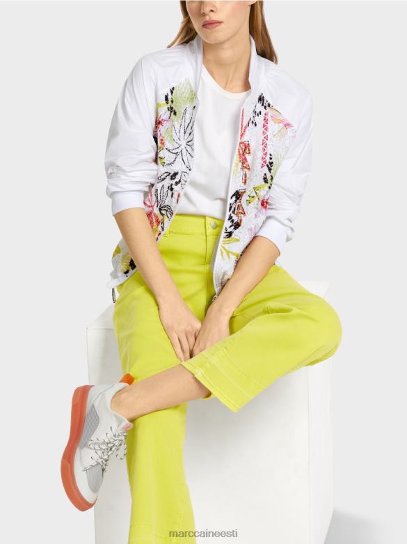 Marc Cain Riietus värviliste vahetükkidega jakk J8DT372 kerge limeaad