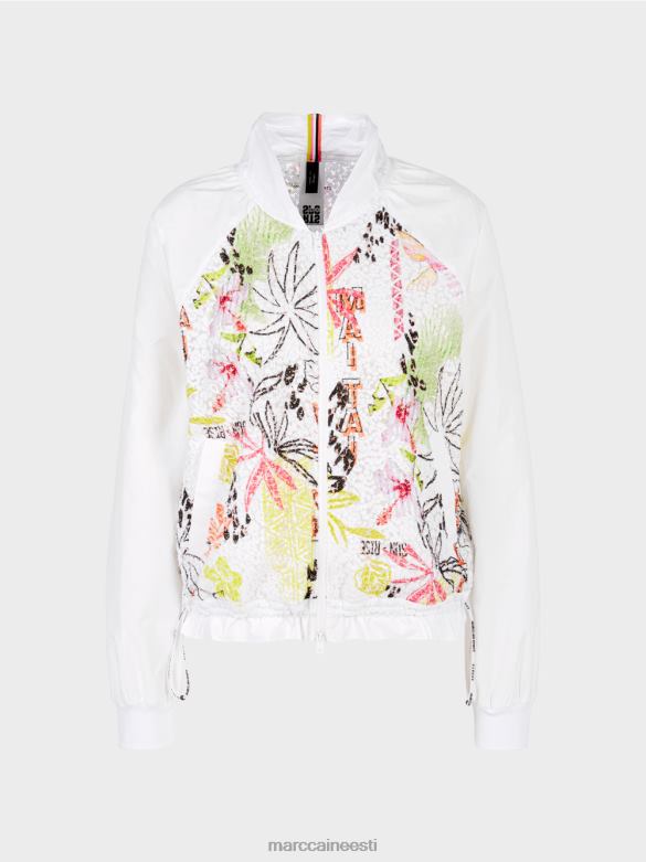 Marc Cain Riietus värviliste vahetükkidega jakk J8DT372 kerge limeaad