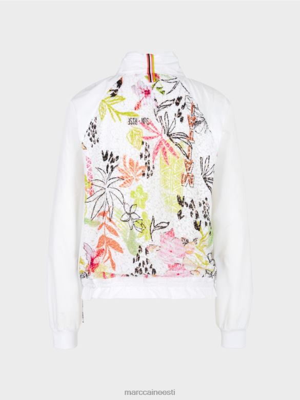 Marc Cain Riietus värviliste vahetükkidega jakk J8DT372 kerge limeaad