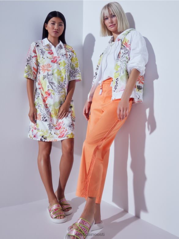 Marc Cain Riietus värviliste vahetükkidega jakk J8DT372 kerge limeaad