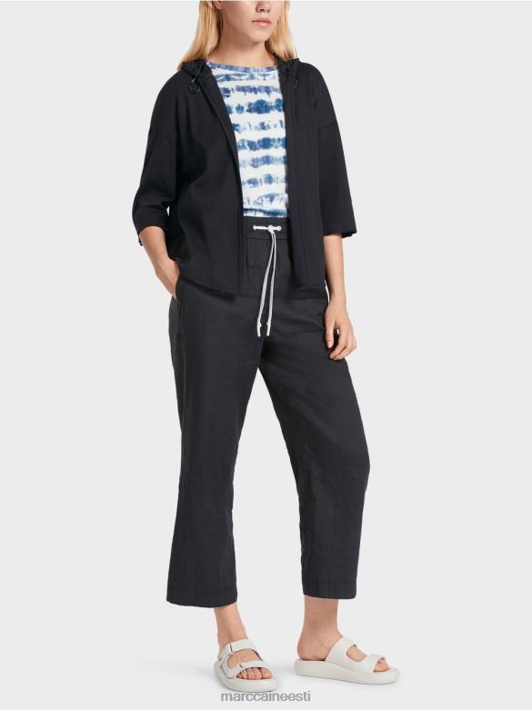 Marc Cain Riietus vabaaja jope kangassegust J8DT363 kesköösinine