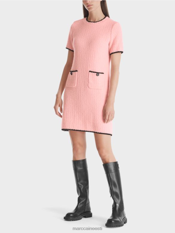 Marc Cain Riietus Saksamaal kootud sportlik kleit J8DT36 pehme puuderroosa