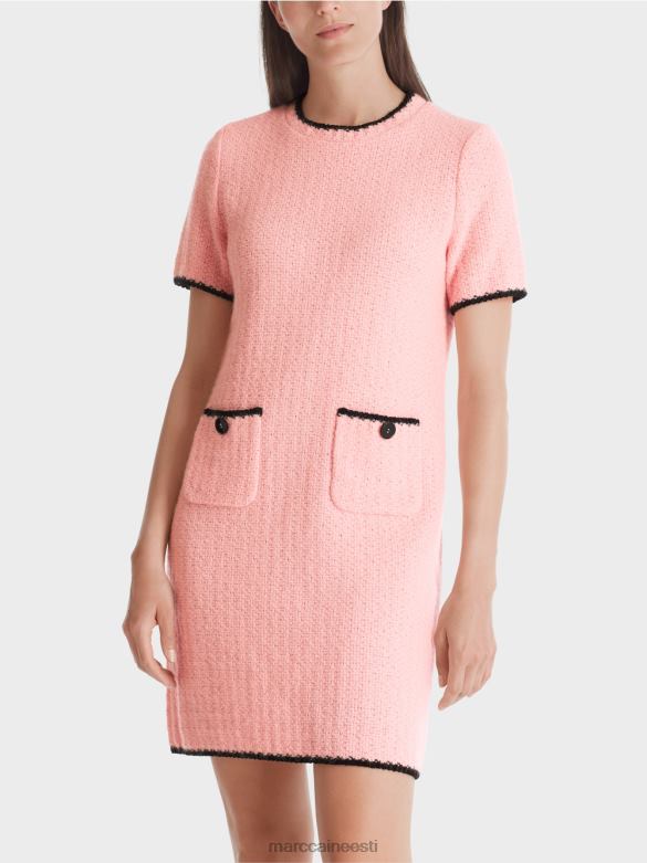 Marc Cain Riietus Saksamaal kootud sportlik kleit J8DT36 pehme puuderroosa