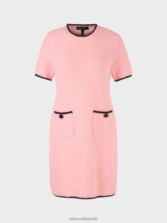 Marc Cain Riietus Saksamaal kootud sportlik kleit J8DT36 pehme puuderroosa