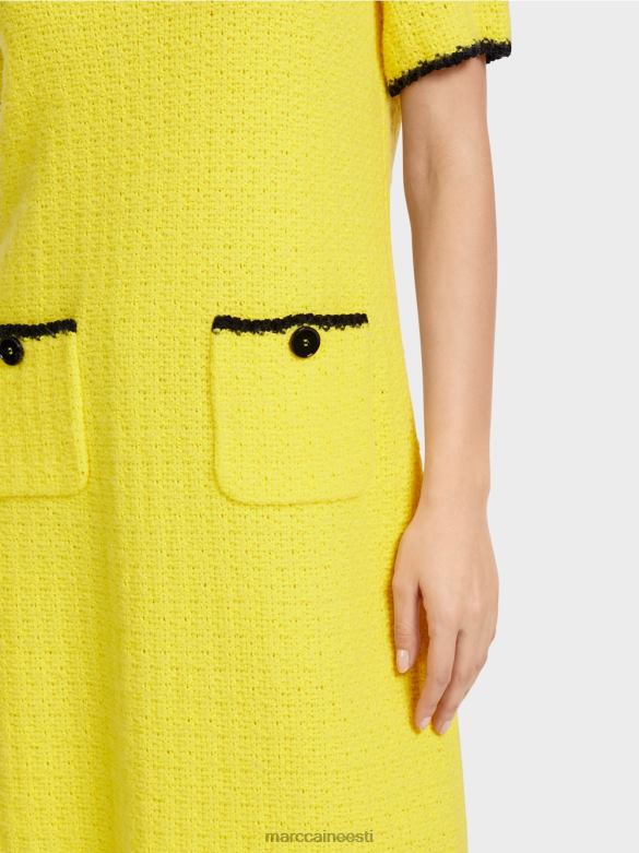 Marc Cain Riietus Saksamaal kootud sportlik kleit J8DT37 pehme sidrun