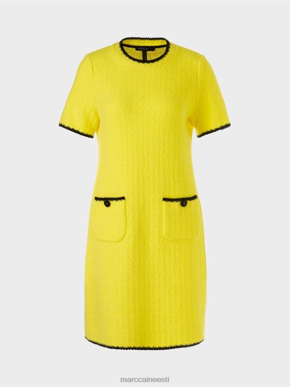 Marc Cain Riietus Saksamaal kootud sportlik kleit J8DT37 pehme sidrun