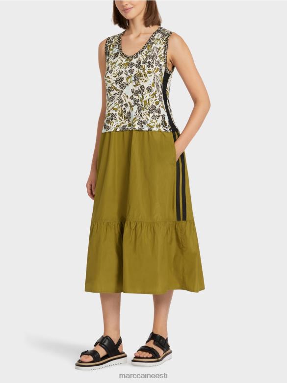 Marc Cain Riietus astmeline kleit stiili ja materjali seguga J8DT113 pehme katuseaken