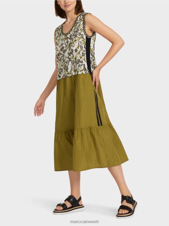 Marc Cain Riietus astmeline kleit stiili ja materjali seguga J8DT113 pehme katuseaken