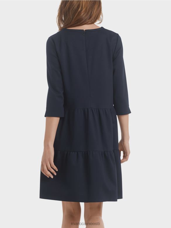 Marc Cain Riietus astmeliste volangidega trikookleit J8DT146 kesköösinine