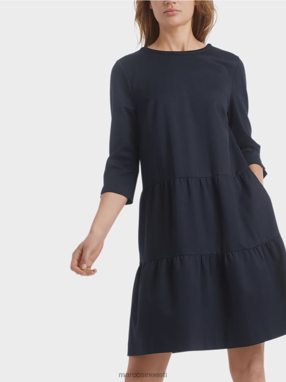 Marc Cain Riietus astmeliste volangidega trikookleit J8DT146 kesköösinine