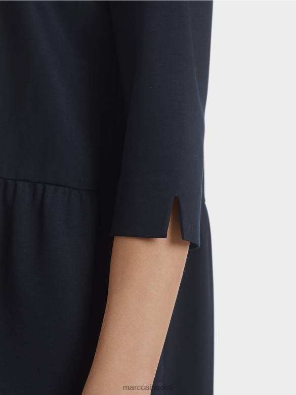 Marc Cain Riietus astmeliste volangidega trikookleit J8DT146 kesköösinine