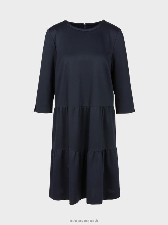 Marc Cain Riietus astmeliste volangidega trikookleit J8DT146 kesköösinine