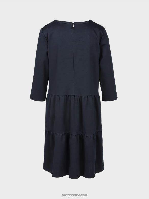 Marc Cain Riietus astmeliste volangidega trikookleit J8DT146 kesköösinine