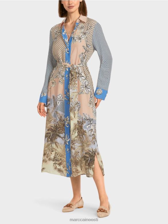 Marc Cain Riietus elegantne mustriga särkkleit J8DT101 särav päevitus