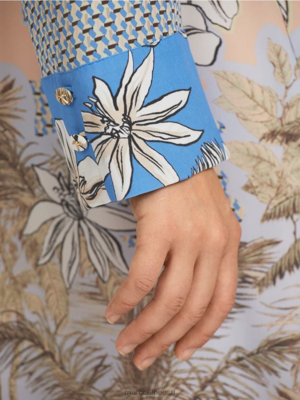 Marc Cain Riietus elegantne mustriga särkkleit J8DT101 särav päevitus