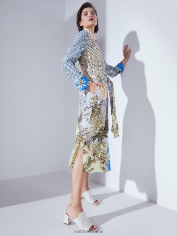 Marc Cain Riietus elegantne mustriga särkkleit J8DT101 särav päevitus