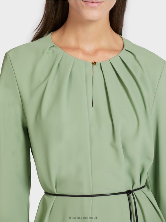 Marc Cain Riietus elegantne retro välimusega kleit J8DT132 pulber piparmünt