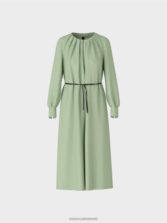 Marc Cain Riietus elegantne retro välimusega kleit J8DT132 pulber piparmünt