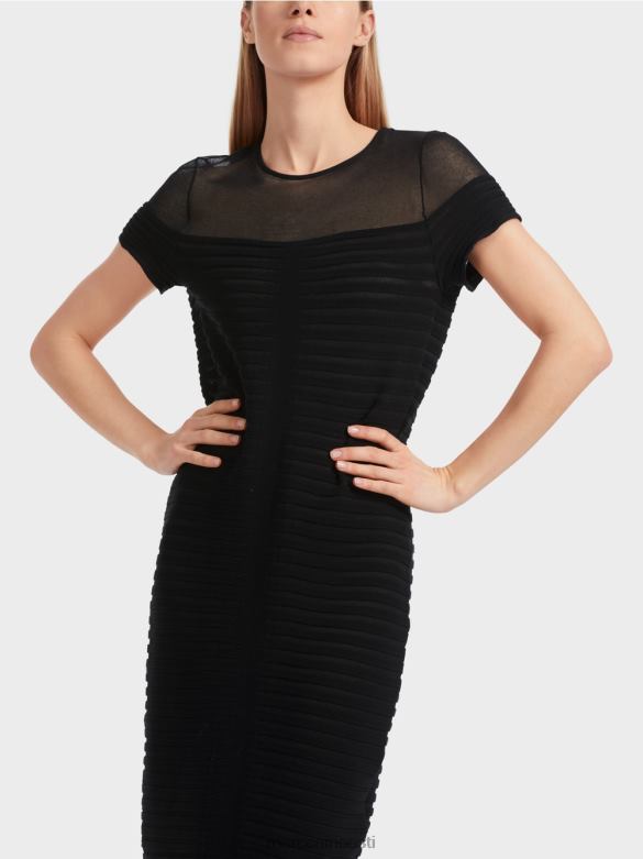 Marc Cain Riietus figuuri kallistav \"rethink together\" kleit J8DT10 must