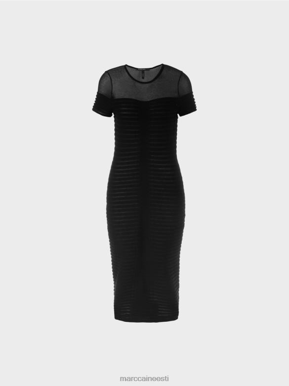 Marc Cain Riietus figuuri kallistav \"rethink together\" kleit J8DT10 must